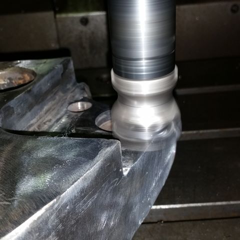 Blade seat repair, step 3 of 6