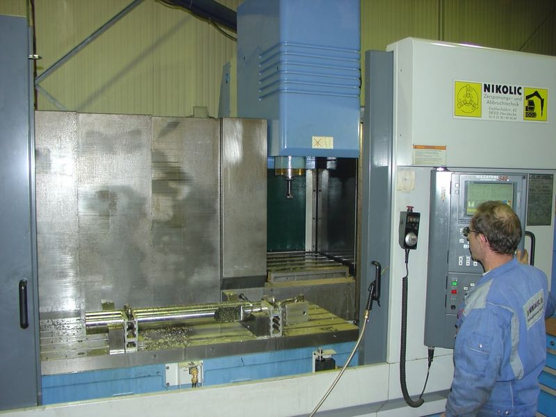 Machining in production